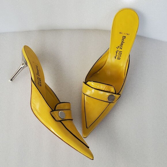 Vero Cuoio Shoes - Vero Guoio Patent Leather Shoe Wedge. Size 38 ½